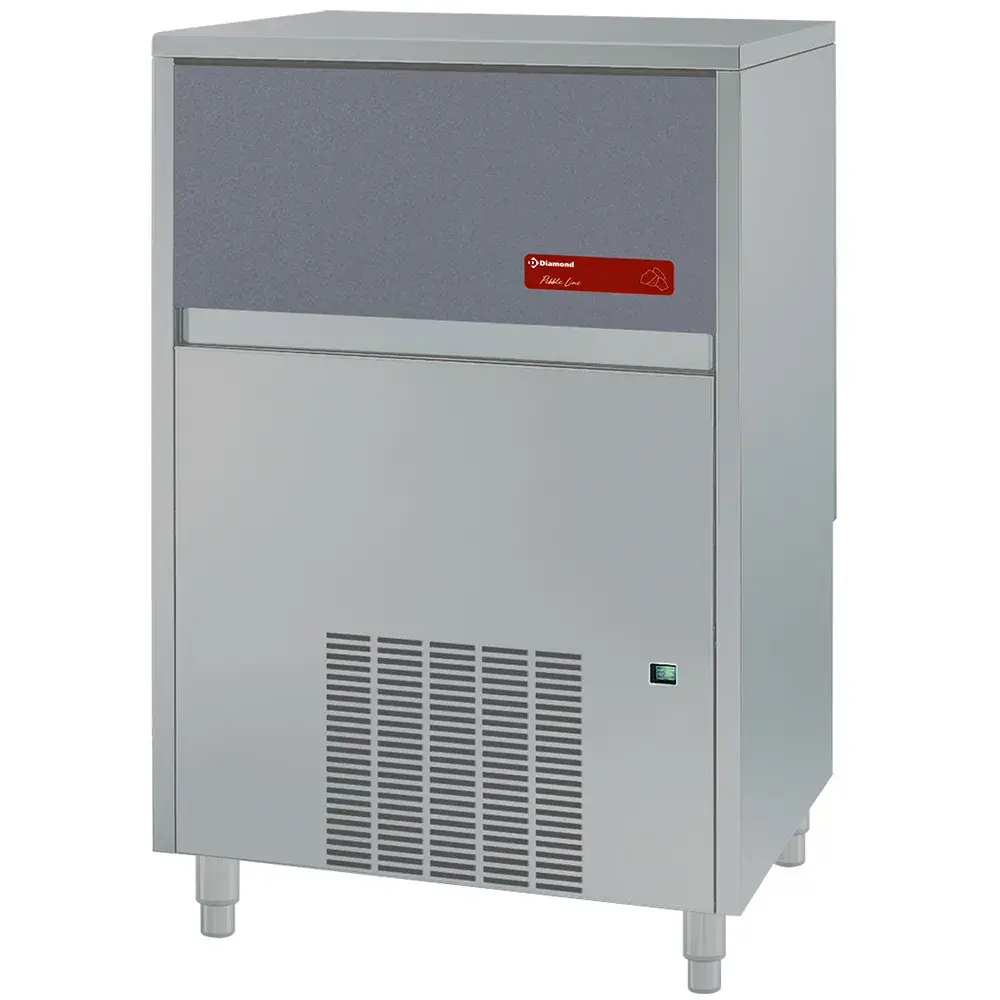 IJsblokjesmachine PEBBLE ICE 146 kg, met 50 kg voorraad – WATER - Main Image