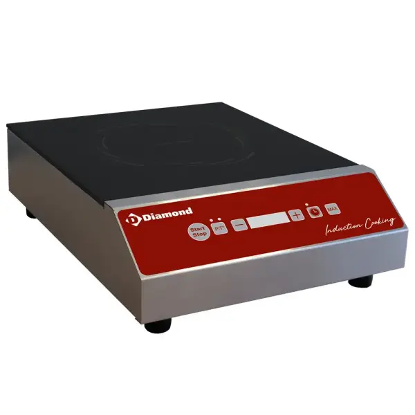 Inductieplaat 3000 watt, tactiele toetsen - Main Image