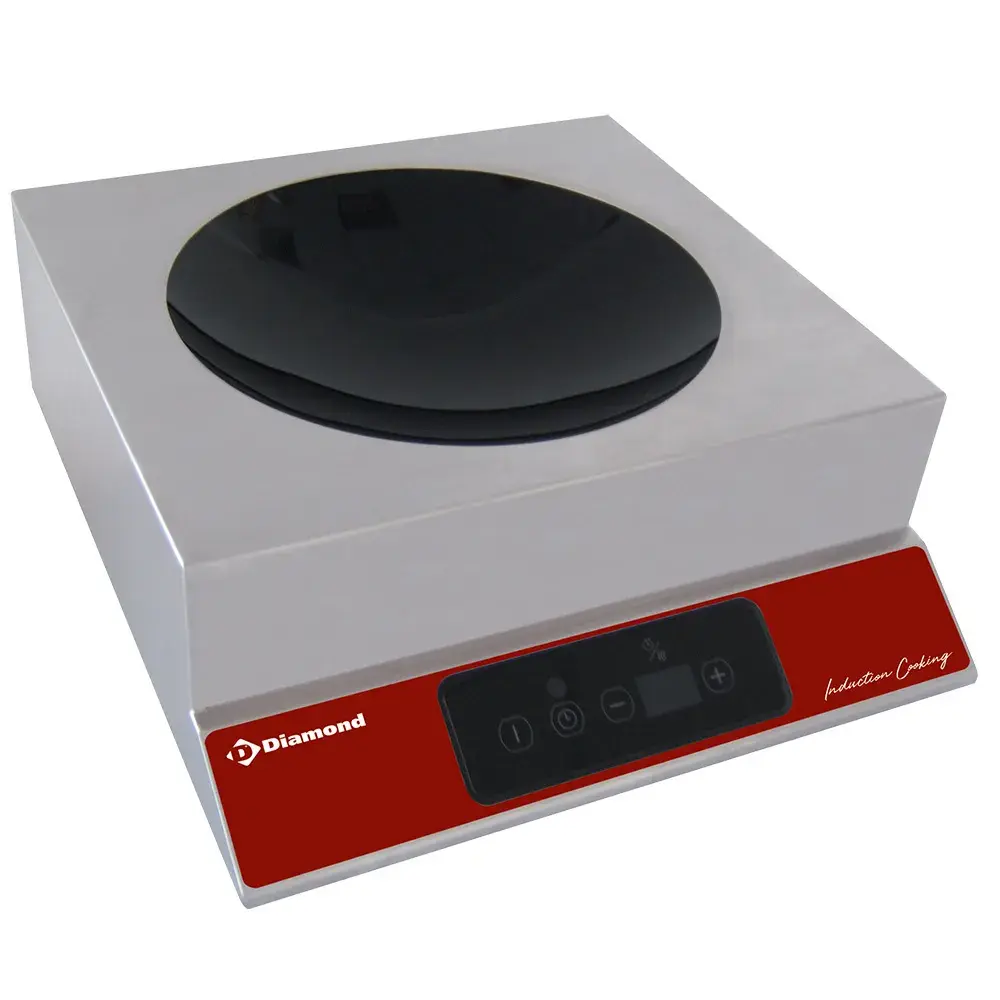 Inductieplaat "wok" 3500 watt, tactiele toetsen - Main Image