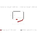 Kamer ISO 100, afm. int. 1430 x 1030 xh 2030 mm (2,99 m³) - Image 5