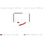 Kamer ISO 100, afm. int. 1830 x 1030 xh 2030 mm (3,83 m³) - Image 5