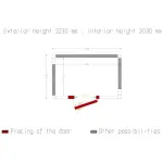 Kamer ISO 100, afm. int. 2030 x 1230 xh 2030 mm (5,07 m³) - Image 5
