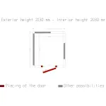 Kamer ISO 100, afm. int. 2030 x 1830 xh 2030 mm (7,54 m³) - Image 5