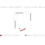 Kamer ISO 100, afm. int. 2430 x 2430 xh 2030 mm (11,99 m³) - Image 5