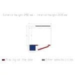 Kamer ISO 60 met groep, afm. int. 1430 x 1230 xh 2030 mm (4,07 m³ ) - Image 2