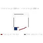 Kamer ISO 60 met groep, afm. int. 1830 x 1630 xh 2030 mm (6,06 m³ ) - Image 2