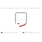 Kamer ISO 80, afm. int. 1230 x 1230 xh 2030 mm (3,07 m³) - Image 5
