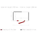 Kamer ISO 80, afm. int. 1830 x 1030 xh 2030 mm (3,83 m³) - Image 5