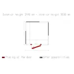 Kamer ISO 80, afm. int. 2030 x 2030 xh 2030 mm (8,37 m³) - Image 5