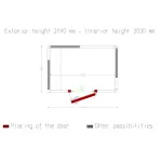 Kamer ISO 80, afm. int. 2230 x 1430 xh 2030 mm (6,47 m³) - Image 5