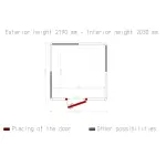 Kamer ISO 80, afm. int. 2430 x 2430 xh 2030 mm (11,99 m³) - Image 5