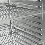 Koelkast geventileerd 1400 liter, 2 glazen deuren GN 2/1, op wielen - Image 3