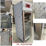 Koelkast geventileerd 700 liter, 1 glazen deur (GN 2/1), op wielen - Image 2