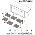 Linker verchroomd rooster RLB3-… & centraal RLB4-… - Image 2