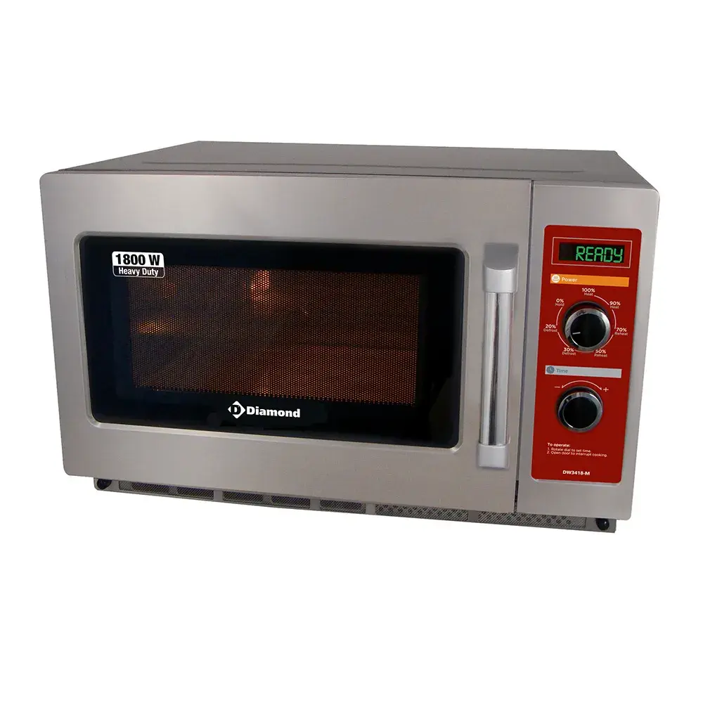 Microgolfoven in RVS, (GN 2/3),1800 W. (34 Lt), mechanisch - Main Image