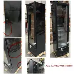 Negatieve gekoelde vitrine 221 liter - 7 vaste niveaus - ZWART - Image 3
