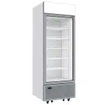 Negatieve gekoelde vitrine 646 liter - 6 niveaus met lichtbak - WIT - Main Image