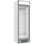 Negatieve geventileerde vitrine 374 liter - 5 vaste niveaus met lichtbak - WIT - Main Image