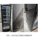 Negatieve geventileerde vitrine 382 liter - 5 vaste niveaus - ZWART - Image 3