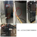 Negatieve geventileerde vitrine 382 liter - 5 vaste niveaus - ZWART - Image 3