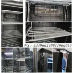 Negatieve geventileerde vitrine 382 liter - 5 vaste niveaus - ZWART - Image 3