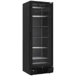 Negatieve geventileerde vitrine 382 liter - 5 vaste niveaus - ZWART - Main Image