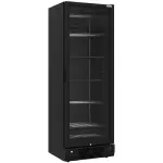Negatieve geventileerde vitrine 382 liter - 5 vaste niveaus - ZWART - Main Image