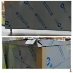 Neutraal werktafelkast met schuifdeuren - Image 2