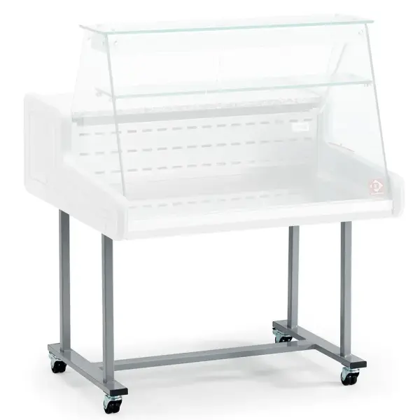 Onderstel op wielen voor vitrinetoonbank - Main Image
