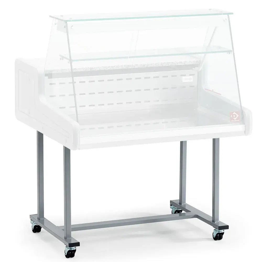 Onderstel op wielen voor vitrinetoonbank - Main Image