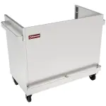 Onderstel R.V.S. op wielen voor vitrine VBME-3X - Main Image