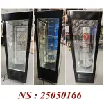 Panoramische vitrine, 5 draaiende plateaus, 360 LT, Zwart - Image 2