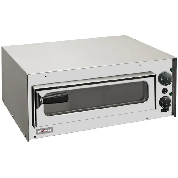 Pizza oven 350 mm, met glazen deurtje - Main Image