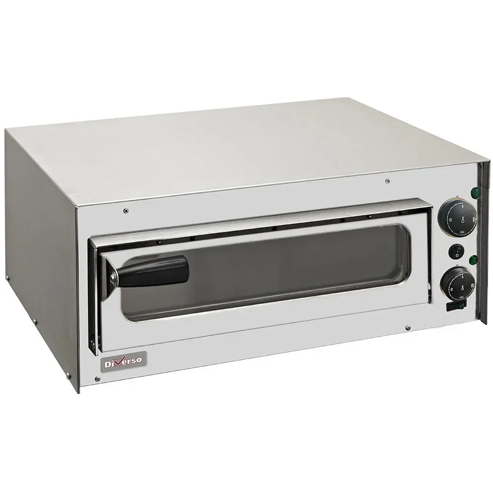 Pizza oven 350 mm, met glazen deurtje - Main Image