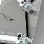 Pizzaroller Ø 400 mm, 2 rollen, in R.V.S. - Image 4