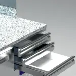 Pizzeria koeltafel, 2 deuren EN 600x400, 3 neutrale laden EN 600x400, gekoelde structuur 6x GN ¼ - Image 2
