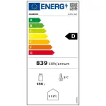 Positieve gekoelde vitrine 494 liter WIT met lichtbak - Image 2