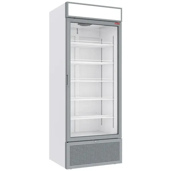 Positieve gekoelde vitrine 715 liter WIT met lichtbak - Main Image