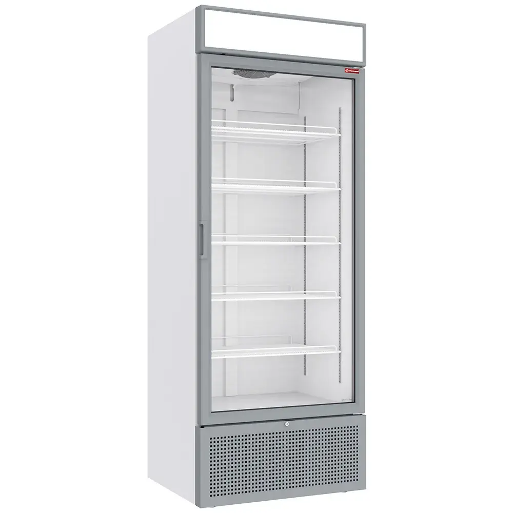 Positieve gekoelde vitrine 715 liter WIT met lichtbak - Main Image