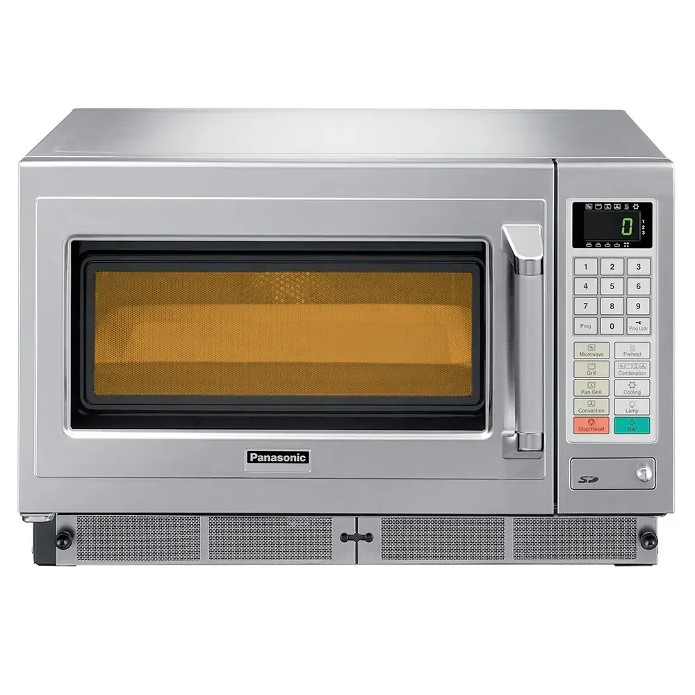 Professionele microgolfoven 1350 W, "combi" R.V.S. - Main Image