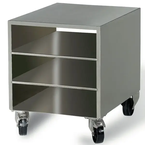 R.V.S. steun kast voor vacuummachine, op wielen, verwijderbaar - Main Image