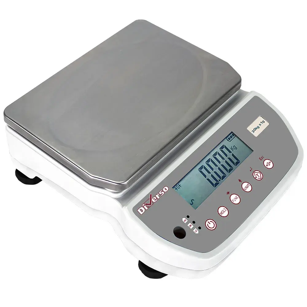 Roestvrij stalen elektronische weegschaal, 30Kg x 1g - Main Image