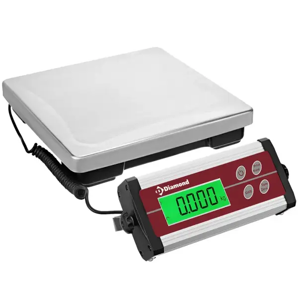 Roestvrij stalen elektronische weegschaal, 35Kg x 10g - Main Image