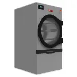 Roterende elektrische droogmachine, capaciteit 36 kg, met afwisselende rotatie TOUCH SCREEN - Image 2