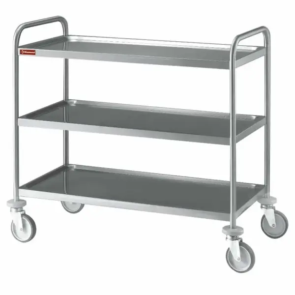 Serveerwagen RVS 3 niveau's - Main Image
