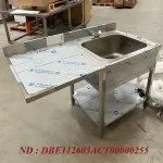 Spoeltafel met 1 kuip en 1 druipvlak - Image 2