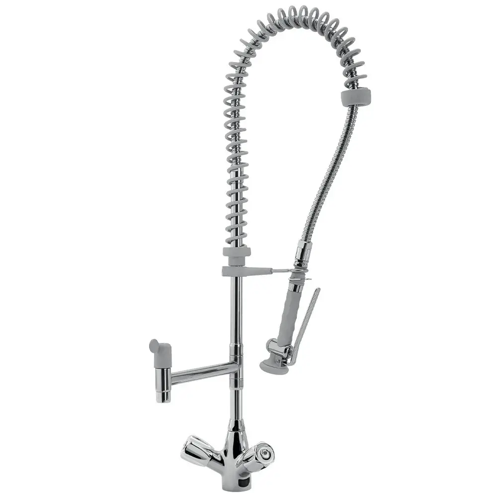 Sproeier RVS en kraan met mengkraangroep "Heavy-Duty" (uitgang MONO) - Main Image
