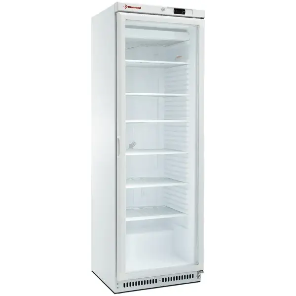 Statische diepvrieskast, glazen deur, 400 liter. wite - Main Image