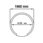Traditionele pizzaoven op hout Ø 1450 mm - Gedemonteerd - Image 2