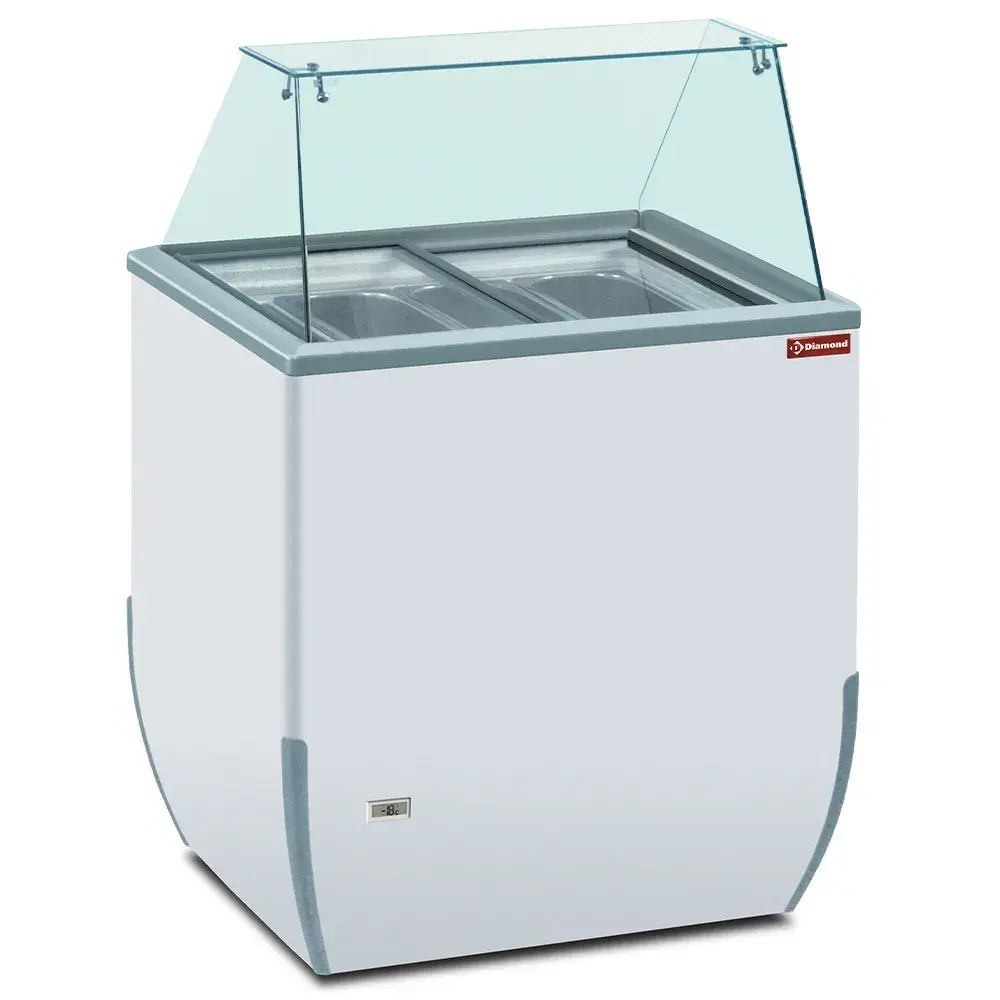 Uitstalvitrine voor roomijs, 170 liter - Main Image